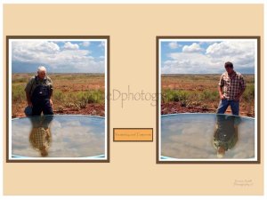 father son landscape portraiture family custom fine art